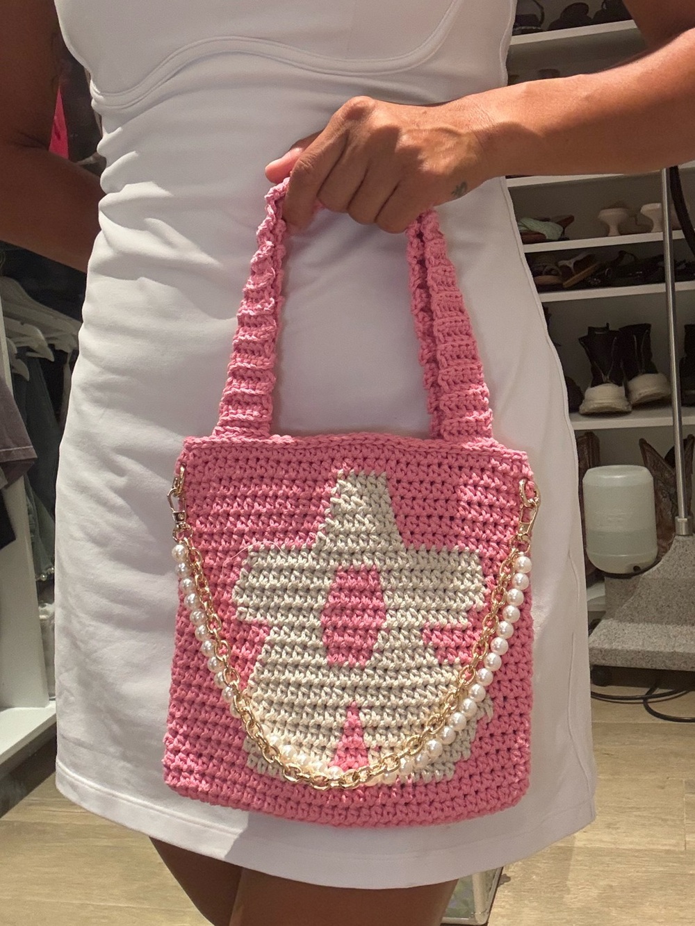 Handmade Crochet Tote Bag | Artisan Crafted | Cute Summer Bag